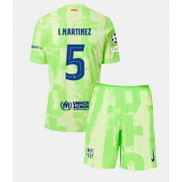 Barcelona Inigo Martinez #5 Tretí Detský futbalový dres 2024-25 Krátky Rukáv (+ trenírky)